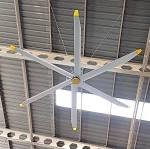 24ft HVLS Fan in Warehouse